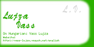 lujza vass business card